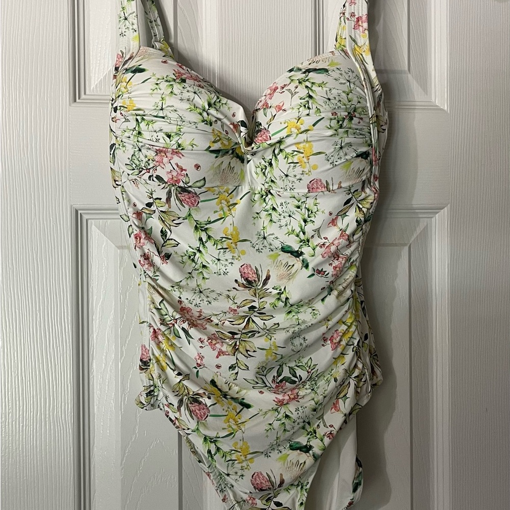 Nip Tuck Floral One-Piece Swimsuit with Tummy Control